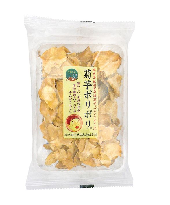 阿蘇自然の恵み総本舗 焙煎チップス 菊芋ポリポリ 40g 8個セット【送料無料】