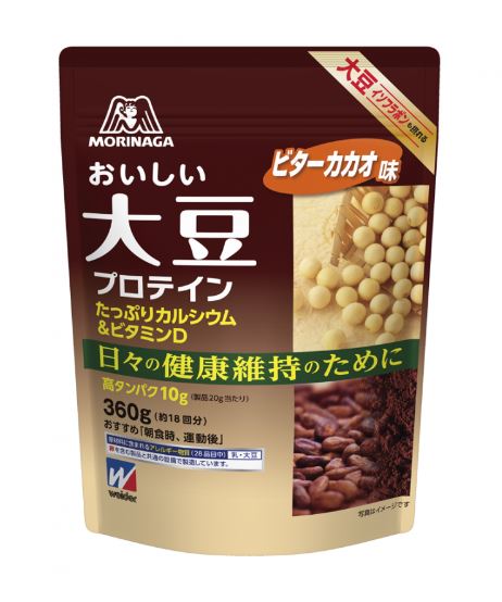森永製菓 おいしい大豆プロテイン ビターカカオ味 360g【送料無料】