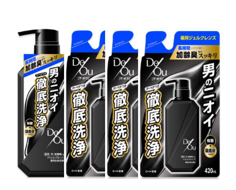 ロート製薬 デ・オウ 薬用ジェルクレンズ 520mL（ポンプ×1本）＋420mL（つめかえ用×3個）旧：デ・オウ 薬用クレンジングウォッシュ