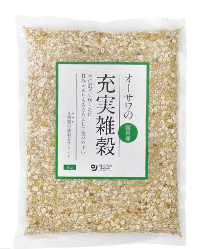 オーサワの国内産 充実雑穀 1Kg【送料無料】オーサワジャパン