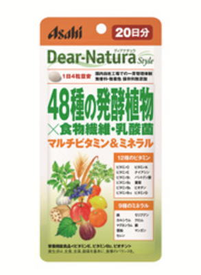 アサヒ ディアナチュラ スタイル 48種の発酵植物×食物繊維 乳酸菌 240粒 6個セット【送料無料】アサヒグループ