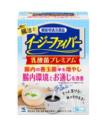 　　　　　　　　　≪機能性表示食品≫ 　　☆★☆ イージーファイバー乳酸菌プレミアム ☆★☆ 　腸内の善玉菌率を増やし腸内環境とお通じを改善!! 　　　お腹の調子を整えたい方におすすめです。 ◆イージーファイバー乳酸菌プレミアムの特長 ●イ...