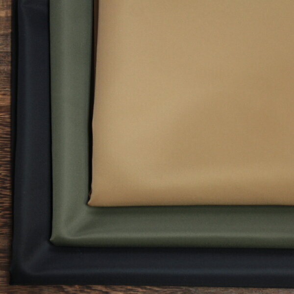 Twill - 弱撥水ナイロン ツイル 中肉～中厚地 アースカラー 全3色 A[オーダーカット生地 10cm単位] 【RCP】