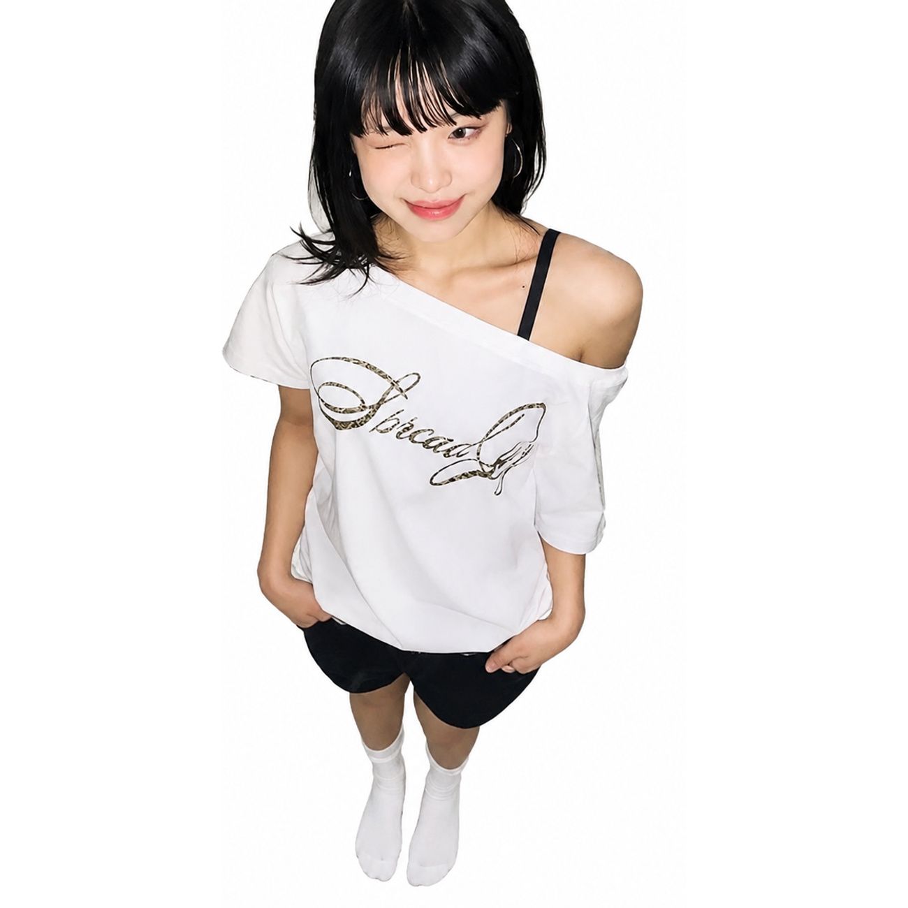 オフショルダーTシャツレディースワ...