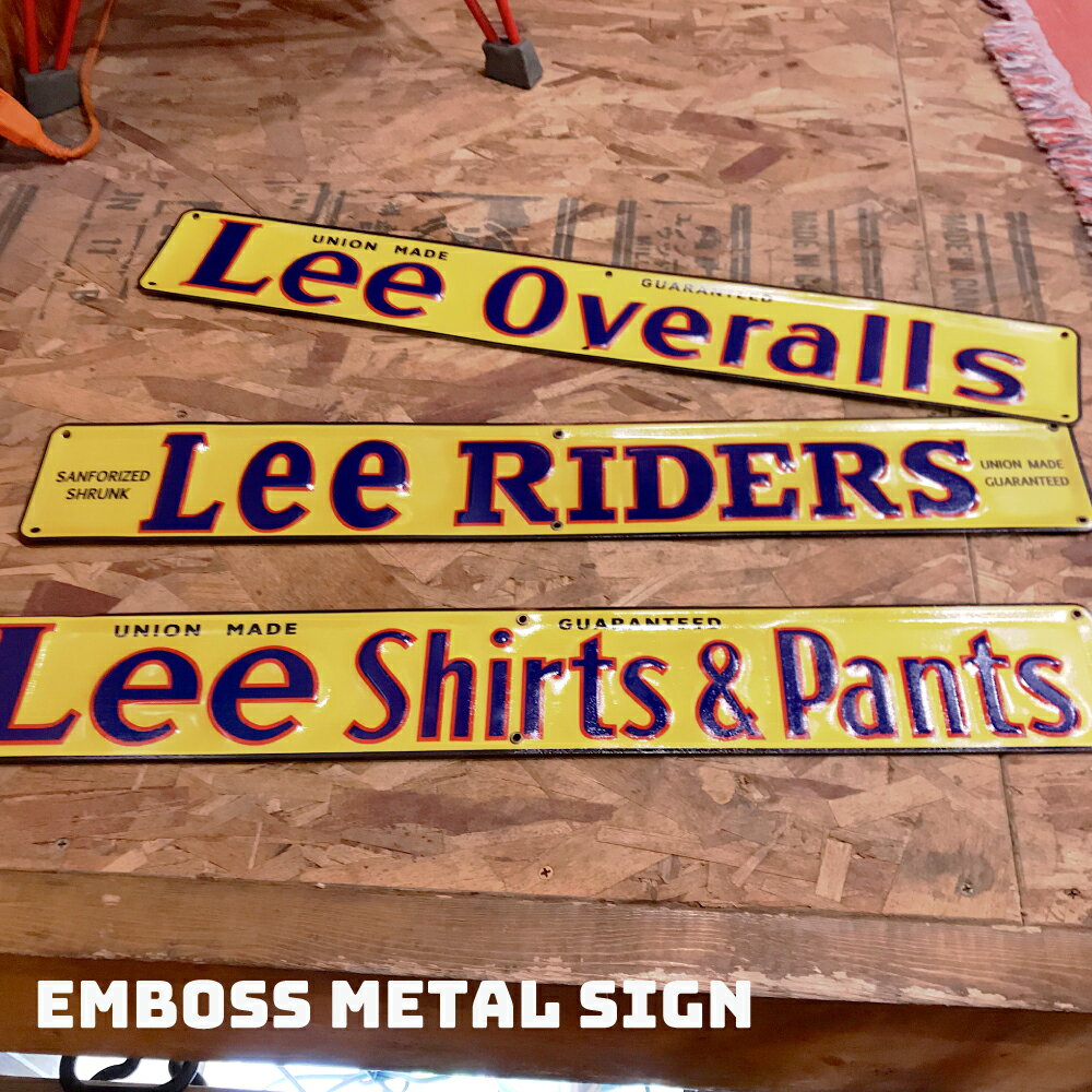 Lee リー デニムバナー 木製額縁 看板 「激レア」 ノベルティグッズ Lee リーデニムバナー 木製額縁看板「激レア」