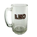 LEO ビアジョッキ ■ ビール ジョッキ ガラス グラス タイビアジョッキ タイビール レオ 販促用 非売品 雑貨 店舗用 キッチン ギフト プレゼント おし...
