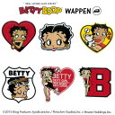  ベティーブープ ワッペン ■ BETTY BOOP ベティ・ブープ ベティちゃん ベティーちゃん かわいい カスタム おしゃれ オシャレ アメリカン雑貨 アメリカ雑貨