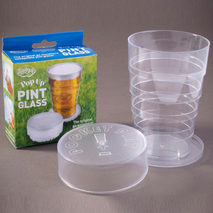 ポップアップパイント [50888] ■ 折りたたみ 伸びる グラス タンブラー コップ アウトドア アメリカン雑貨 【あす楽対応】