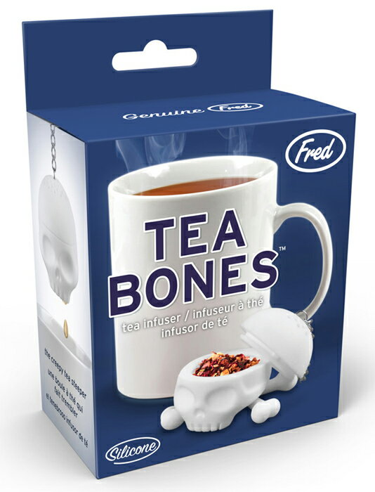 ガイコツ ティーストレーナー かわいい 茶こし ボール 紅茶 インフューザー ストレーナー おしゃれ オシャレ キッチン 便利 雑貨 便利グッズ おもしろ雑貨 おもしろ 面白 グッズ ドクロ スカル ■ ティーボーンティーインフューザー [45661]