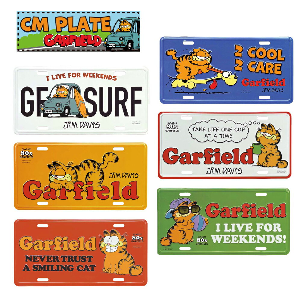 ե CMץ졼   ʥСץ졼  ǥ GARFIELD İ 襤 ƥꥢ ɾ PLATE å ...