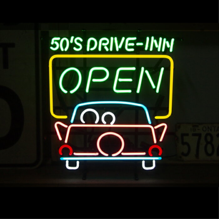 ̵ ͥ󥵥  ͥ ͥ饤 NEON SIGN ƥꥢ Ź 饹 ž  ꥫ󻨲 ꥫ ե BAR С 쥹ȥ  50's DRIVE-INN