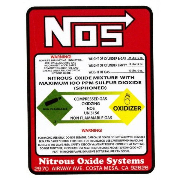 【メール便送料無料】 【レーシングステッカー】 NOS ステッカー (ビッグ) [ms084] ■  ...