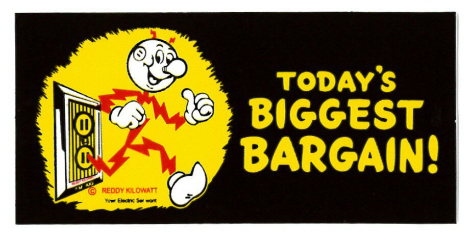 【メール便送料無料】 【レーシングステッカー】 レディキロワット TODAY 039 S BIGGEST BARGAIN ms042 ■ ステッカー かっこいい 車 アメリカン スーツケース バイク おしゃれ アウトドア アメリカン雑貨 【あす楽対応】