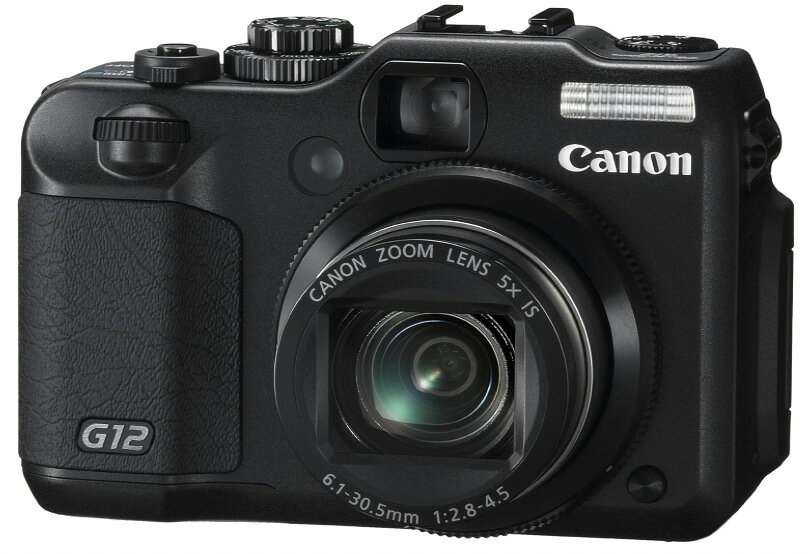 [Used] [1-Month Warranty] Canon PowerShot G12 PSG12 10-megapixel digital camera with 5x optical zoom, 28mm wide-angle lens, and 2.8-inch vari-angle LCD screen.