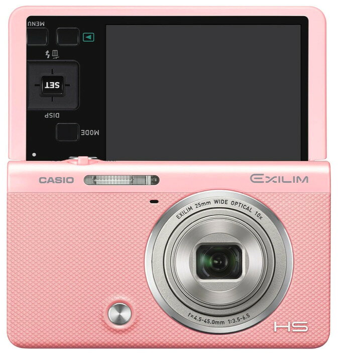 【中古】【1ヶ月保証】カシオ CASIO EXILIM EX-ZR70PK 「自分撮りチルト液晶」 「メイクアップ&セルフィーアート」 EXZR70 ピンク SDカード付き