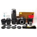 【中古】【1ヶ月保証】 Nikon ニコン D7500 単焦点＆標準＆超望遠トリプルレンズセット 美品 元箱 SDカード(16GB)付き Wi-Fi内蔵 Bluetooth内蔵 タッチパネル チルト式 一眼レフカメラ