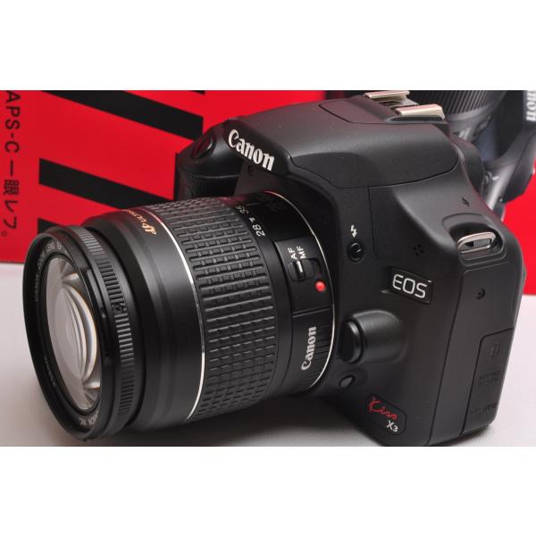 楽天カメラのヒデヨシ 楽天市場店【中古】【1ヶ月保証】 キヤノン Canon EOS kiss X3 レンズセット 動画撮影 SDカード付き