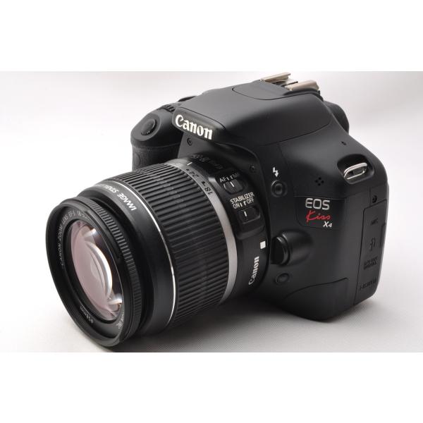 【中古】【1ヶ月保証】 キヤノン Canon EOS kiss X4 レンズキット 動画撮影 SDカード付き