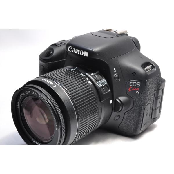 楽天カメラのヒデヨシ 楽天市場店【中古】【1ヶ月保証】 キヤノン Canon EOS kiss X5 レンズキット 動画撮影 SDカード付き