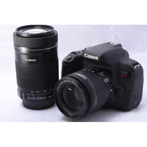 【中古】【1ヶ月保証】 一眼レフカメラ Canon キヤノン EOS kiss x9i ダブルズームキット SDカード付き