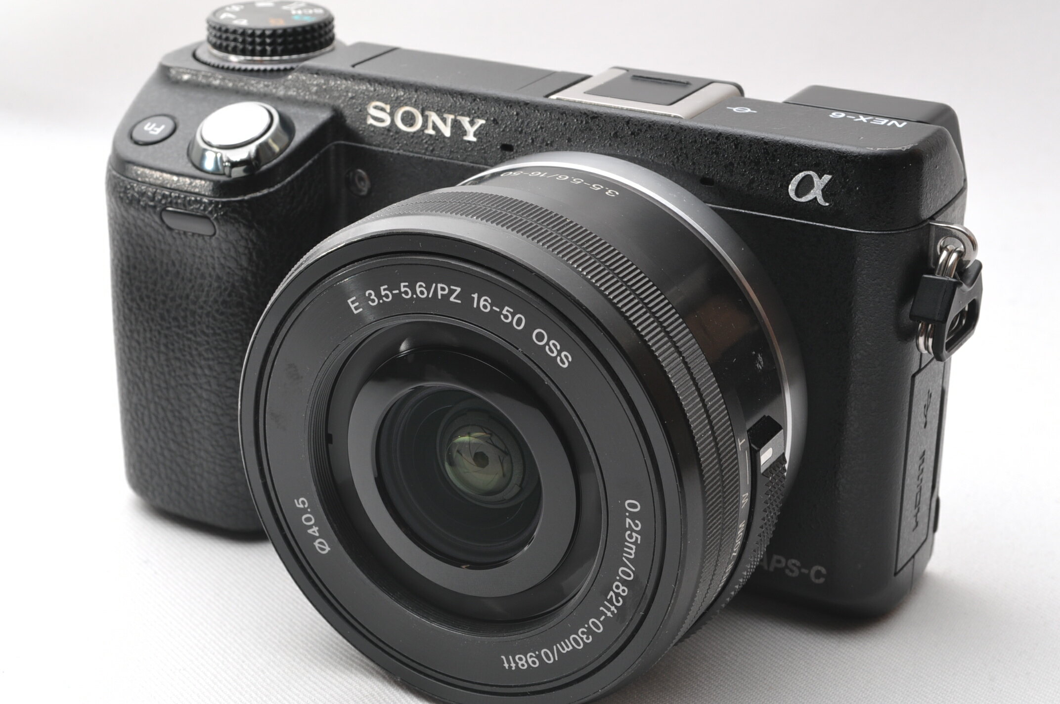 【中古】【1ヶ月保証】 ソニー SONY NEX-6 レンズキット ブラック SDカード付き ミラーレス一眼 Wi-Fiでスマホへ転送