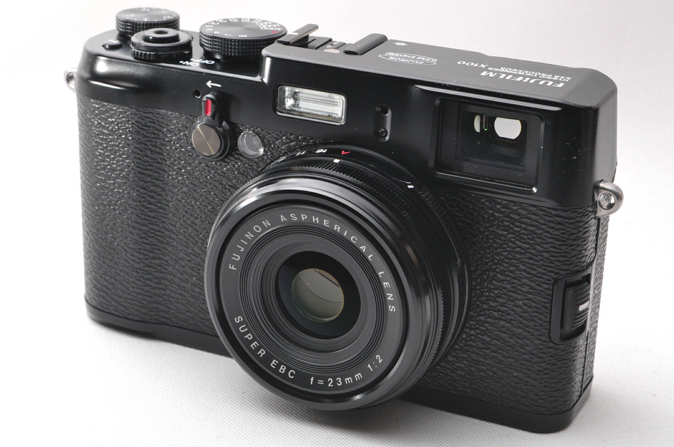【中古】【1ヶ月保証】 富士フィルム Fujifilm FinePix X100 ブラック デジタルカメラ SDカード付き