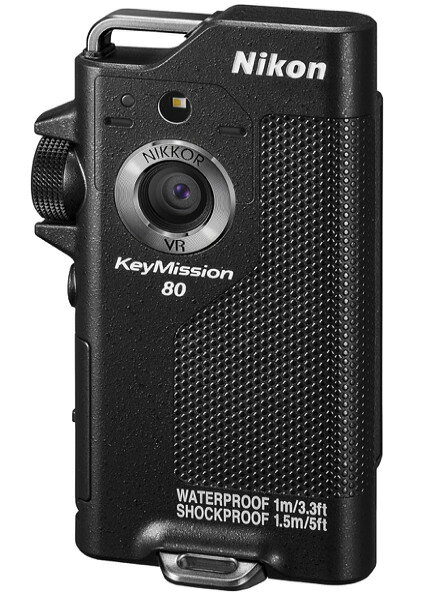  ニコン Nikon デジタルカメラ KeyMission 80 ブラック 防水ウェアラブルカメラ