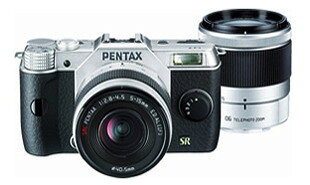 【中古】【1ヶ月保証】 ペンタックス PENTAX Q7 ダブルズームキット シルバー