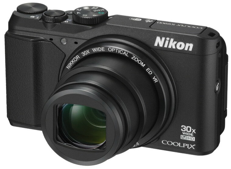 Rakuten - 【中古】【1ヶ月保証】 ニコン Nikon COOLPIX S9900 光学30倍 1605万画素 デジタルカメラ ブラック S9900BK