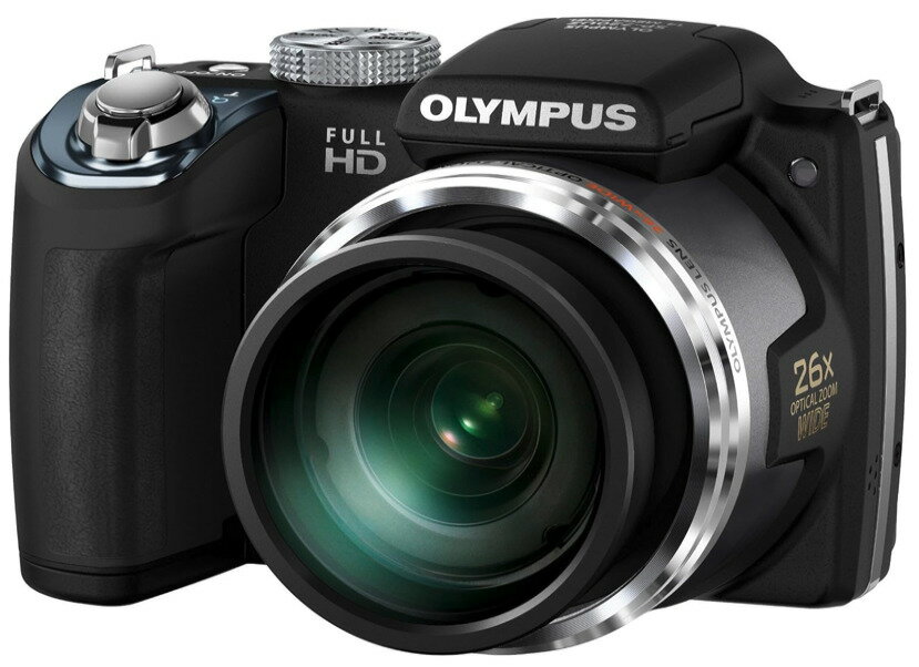 Rakuten - 【中古】【1ヶ月保証】オリンパス OLYMPUS SP-720UZ 1400万画素CMOS 光学26倍ズーム 広角26mm ブラック SP-720UZ BLK