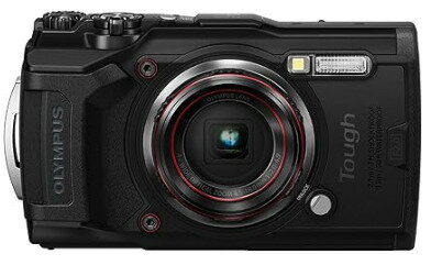 【中古】【1ヶ月保証】オリンパス OLYMPUS TTough TG-6 ブラック 1200万画素CMOS F2.0 15m 防水 100kgf..
