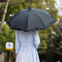 遮光折傘クールプラスパゴダ(晴雨兼用)50cm×8本骨ブラック