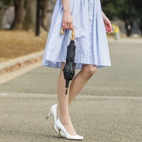 遮光折傘クールプラスパゴダ(晴雨兼用)50cm×8本骨ブラック