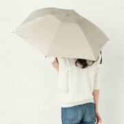 UV晴雨兼用ミニ傘ストロベリー50cm×6本骨<ひんやり傘>シャンパンゴールド