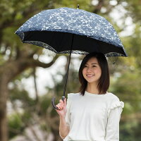UVコンパクト長傘レース遮熱1級遮光