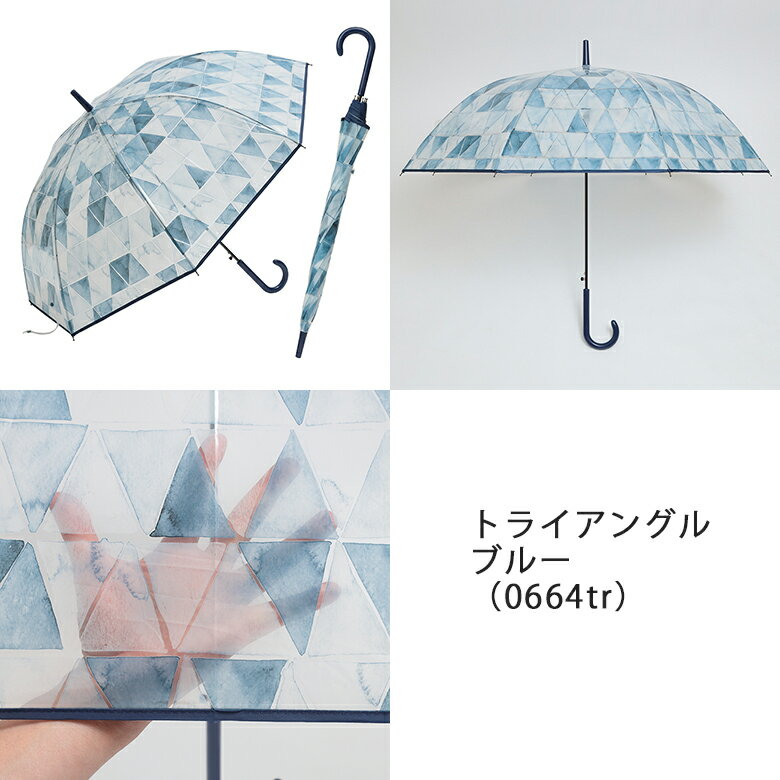 ビニール傘 おしゃれ かわいい 雨傘 60cm レディース プリント ネコ柄 トライアン...