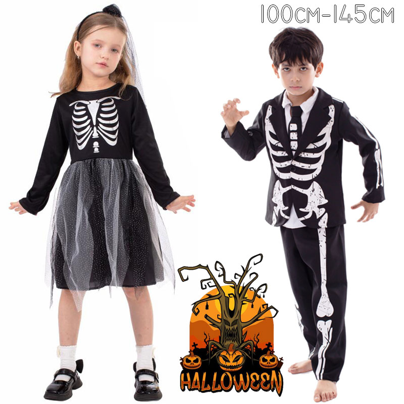 ハロウィン 衣装 男の子 女の子 コスチューム 仮装 2点 3点 ハロウィンパーティー 舞台衣装 子供 キッ..
