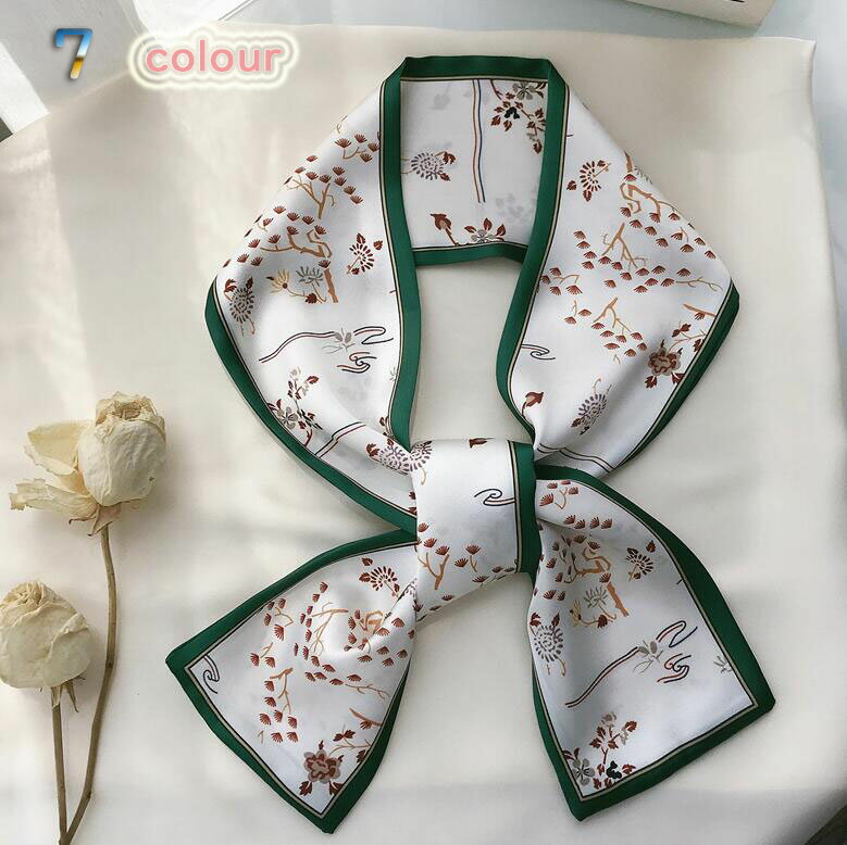 スカーフ シルクスカーフ生糸スカーフ バッグチャーム おしゃれ レディース チャーム 誕生日 プレゼント ミニスカーフ 生糸シルク かわいい アクセサリー ギフト