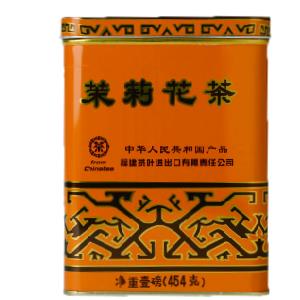 ジャスミンティー　黄缶（大）454g（ジャスミンティー ジャスミン茶 さんぴん茶 お茶 茶葉 沖縄 お土産 みやげ 来客用 プレゼント）