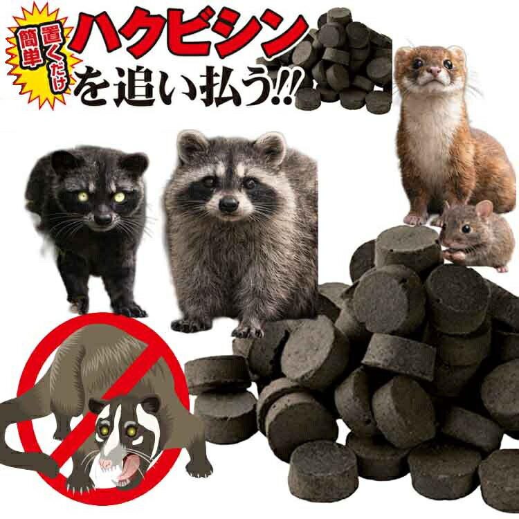 害獣駆除 忌避剤 ハクビシン、さよならバイバイ! 天然香料 置くだけ簡単 ハクビシン アライグマ イタチ等 寄せ付けない 天然素材 害獣駆除 害獣忌避 退治 忌避剤 業務用 忌避 野外用 日本製 天然成分忌避剤 メール便