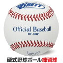 BRETT 硬式野球ボール 練習球 リトルリーグ 高校 大学