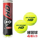 DUNLOP HD ダンロップHD 硬式テニスボール4球入