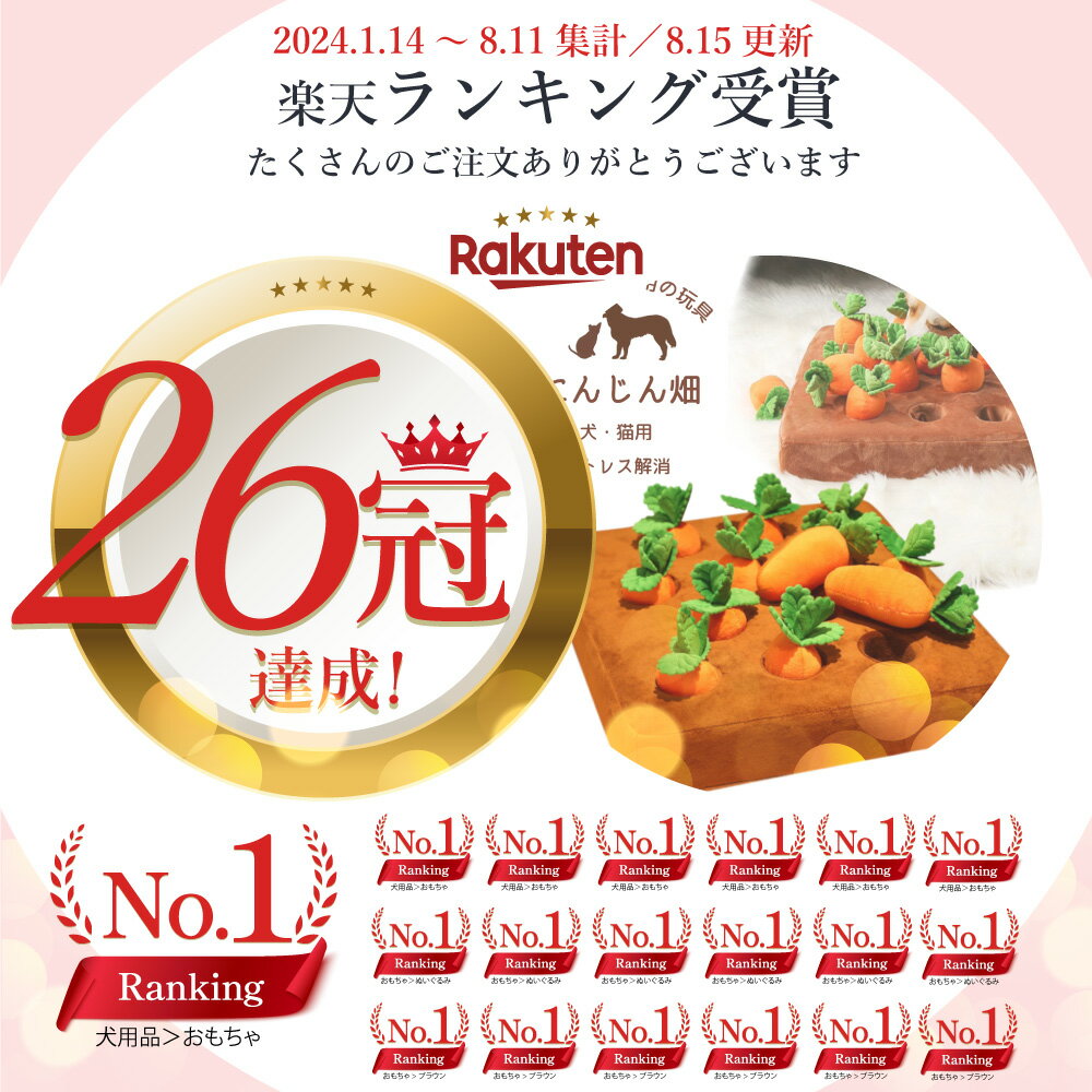 【LINE追加で5%OFF＋P5倍】 ノーズワーク にんじん 犬のおもちゃ ペット にんじん 畑 人参 ペット用品 犬 にんじん畑 ノーズワークマット 訓練 用品 嗅覚 トレーニング 犬 知育玩具 知育 おもちゃ 3