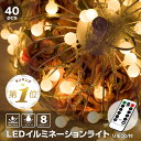 【P20倍＋LINE追加で5%OFF】 LED イルミネーション ライト 電池 屋外 室内 電飾 ス ...