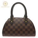 ルイヴィトン バッグ ダミエ（レディース） 【新品同様】LOUIS VUITTON ルイ・ヴィトン リベラ ミニ ダミエ N41436 CA0015 ハンドバッグ ミニバッグ ダミエキャンバス エベヌ レディース