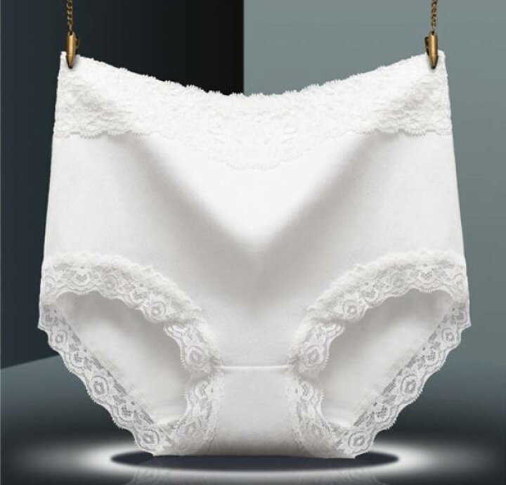 ハイウェスト ショーツ 送料無料 綿 2枚セット 大きいサイズ レース ショーツ レディース 全8色×3サイズ すっぽり 送料無料 下着 深め