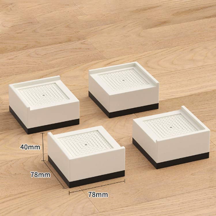 防振ゴム 高さ調節 家具脚 かさあげ台 【4点セット】高さ調整 洗濯機用置き台 【4点セット】高さ調整 洗濯機 台 洗濯 ドラム式洗濯機 かさ上げ台 置き台 ドラム式 継ぎ脚 ゴム足 防音パッド 振動軽減 底上げ