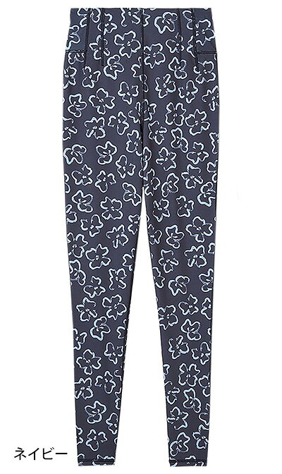 ヨガ&フィットネス High-SKYのラスト1点【20%OFF】エミ ヨガウェア emmi WELLNESS &TRAINING eco ドローウィング レギンス ヨガパンツ ボトムス ホットヨガ ロング丈 ピラティス ハイウエスト UVカット ジム トレーニング ブランド 人気 おしゃれ おすすめ 高級 14WCP244206「SK」【SALE】｜アングル3