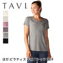 【70%OFF】トップス TAVI キャップ スリーブ Tee 日本正規品 Cap Sleeve Tee 半袖 フレンチスリーブ カットソー ヨガ ピラティス ...