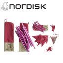 ●NORDISK ノルディスク Ydun Mini Colour Pack（Cherry）テント 部品セット 148053 【日本正規品 テント部品 ポール ペグ ガイロープ ガーランド ジッパープラー アウトドア キャンプ】